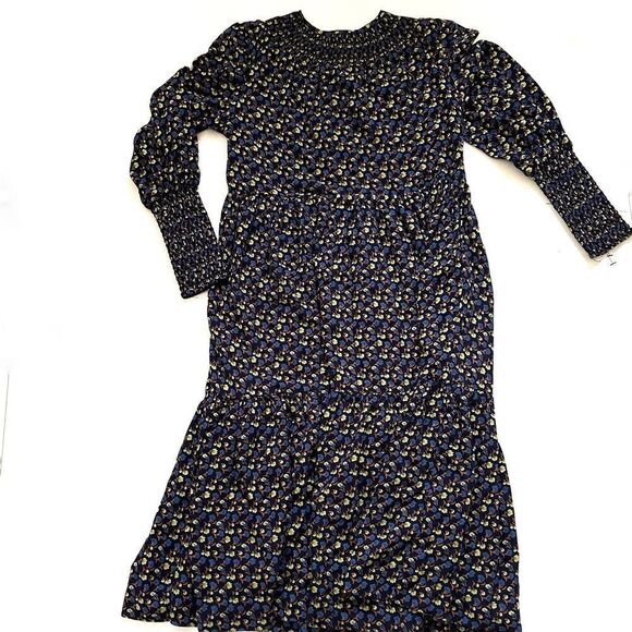 Atelier P Floral Dress Girls size 14Y navy - Picture 1 of 6